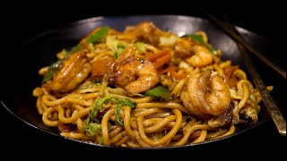 SHRIMP LO MEIN RECIPE  20 MINUTE MEALS [upl. by Harutek]