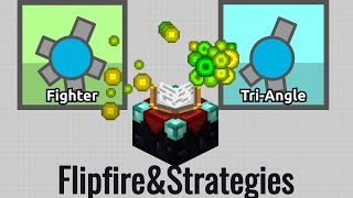 Diepio  Best Fighter Flip Fire Tutorial amp Strategies📙 [upl. by Nossila72]