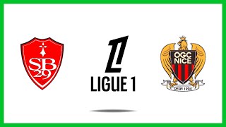 Brest vs Nice Résumé  Ligue 1 202425 [upl. by Demetria586]