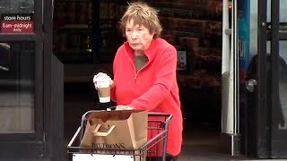 Film Icon Shirley MacLaine Makes A Malibu Grocery Run [upl. by Ard825]