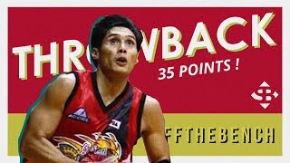 Dondon Hontiveros Highlights 35 Points Retirement Tribute [upl. by Kcirtapnaes]