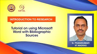 Tutorial on using Microsoft Word with Bibliographic Sources [upl. by Ebocaj167]