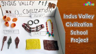 School Project on Indus Valley Civilization Harappan Civilization Project idea History Project [upl. by Samson]