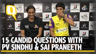 15 Questions With PV Sindhu amp Sai Praneeth  The Quint [upl. by Feeley]