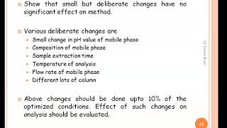 HPLC method development Part IV Dimal Shah [upl. by Haakon]