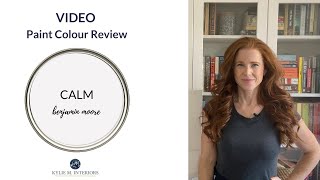 Paint Colour Review Benjamin Moore Calm OC22 [upl. by Viki]