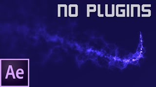 After Effects Magic Particles Trail Tutorial No Plugins [upl. by Thornton985]