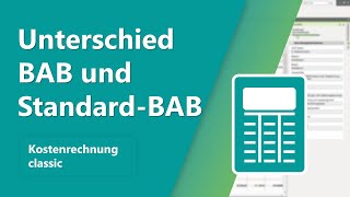 Unterschied zwischen Betriebsabrechnungsbogen und StandardBetriebsabrechnungsbogen erkennen [upl. by Dash846]