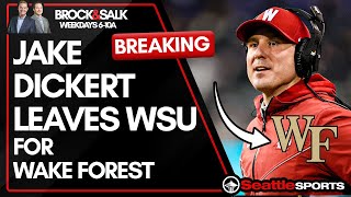 BREAKING WSU HC Jake Dickert LEAVES for Wake Forest  Seattle Sports [upl. by Kaycee]