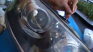 scheinwerfer linsenreinigungheadlight lens cleaningvw touareg [upl. by Jahdol]