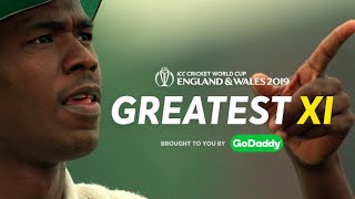 Ian Bishop Picks His GoDaddy Greatest XI  ICC Cricket World Cup 2019 [upl. by Htabazile761]