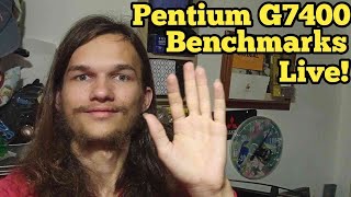 Benchmarking the Intel Pentium G7400 Live [upl. by Barth]