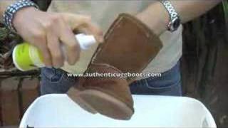 Authentic Ugg Boots  Waterproofing [upl. by Ylekalb]