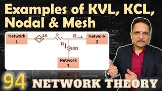 1  KVL KCL Nodal and Mesh Analysis Comprehensive Examples and Solutions [upl. by Gilletta]