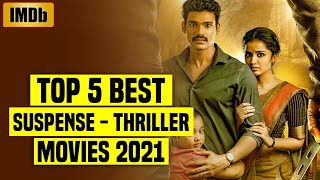 Top 5 Best South Indian Suspense Thriller Movies IMDb  You Must Watch  Hidden Gems [upl. by Jonina]