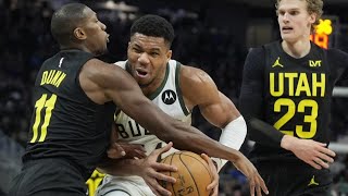 Utah Jazz vs Milwaukee Bucks  Full Highlights  January 8 2024  202324 Season [upl. by Beulah]