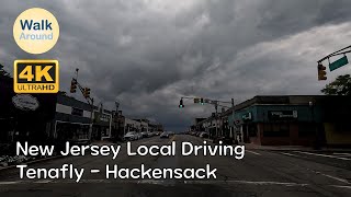 【4K60】 New Jersey Local Driving Tenafly  Hackensack [upl. by Llehsam]