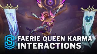 Faerie Queen Karma Special Interactions [upl. by Enitsed]