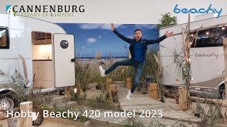 Caravan review Hobby Beachy 420 model 2023 [upl. by Rma392]