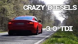 Audi A5 30 TDI Crazy Diesel Sound Compilation Part 1 [upl. by Ebbie]