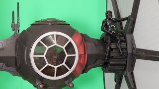 Star Wars Black Series TIE Fighter 6Inch Scale Review The Force Awakens [upl. by Vonny24]