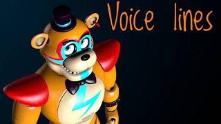 Fnaf Glamrock Freddy voice lines [upl. by Lussi109]