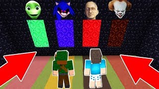 ENCONTRAMOS 4 PORTAIS NO MINECRAFT QUAL ESCOLHER [upl. by Einner702]