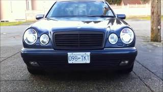 W210 MercedesBenz E320 Walk Around Custom [upl. by Niatsirhc125]