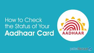 How to Check your Aadhaar Status  Paisabazaarcom [upl. by Aicilyt]