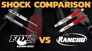 Rancho Shocks vs Fox Shocks  In the same league [upl. by Aniger976]