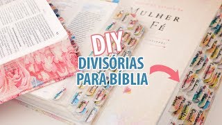 DIY Divisórias decorativas para Bíblia [upl. by Wasson955]