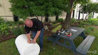 How to Make a Rain Barrel from Food Grade Drums Daniel Cunningham Central Texas Gardener [upl. by Peri]