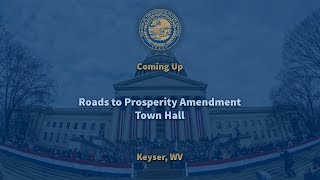 Keyser WV Roads to Prosperity Town Hall [upl. by Narud735]