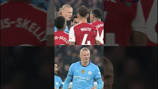 Reaction Erling Haaland Gabriel Stones Manchester City vs Arsenal [upl. by Adora]