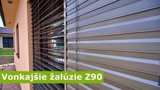 Vonkajšie žalúzie Z90  SUNMONT [upl. by Livvie]