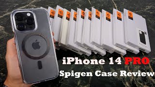 iPhone 14 Pro Spigen Case Review  Tough Armor Protection [upl. by Oznecniv]