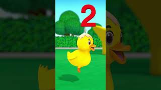 6 Little Ducks PART 2🐤 shorts littlebabybum [upl. by Anniram347]