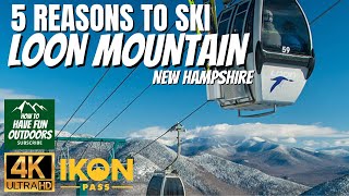 5 REASONS to SKI LOON MOUNTAIN  NEW Kancamagus 8 Seat Chairlift  Ski New Hampshire [upl. by Aschim806]