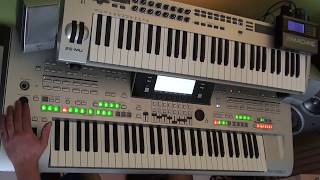 children  robert miles  remix played on yamaha tyros 3 with vst plugins [upl. by Itsrejk374]