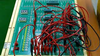 BCD Adder Using IC 7483 [upl. by Buffo]