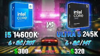 Core Ultra 5 245K vs Core i5 14600K  Test in 10 Games [upl. by Alletnahs]