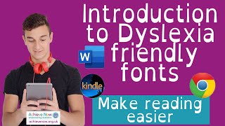 Introduction to dyslexia friendly fonts [upl. by Ajet]