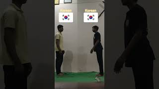 When Koreans Meet Indians 🫂🤦 shorts [upl. by Hokanson]