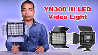 YONGNUO YN300 III LED Video Light Unboxing amp Review ।। Photo Vision [upl. by Annatnas]