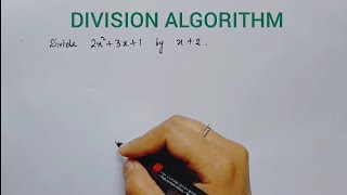 Division of polynomials  Division algorithm for polynomials NCERT CBSE class 9 mathematics [upl. by Einohtna872]