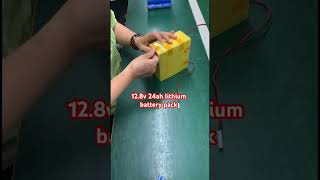 128V 24ah lithium ion battery pack packlithiumbatterypack batterytechnology [upl. by Eenej]