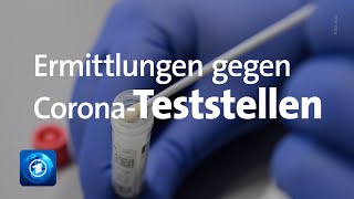 Ermittlungen gegen Testzentren Verdacht auf Abrechnungsbetrug [upl. by Graehme]