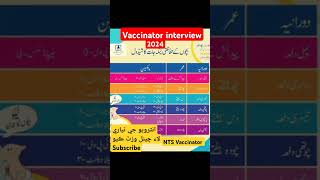 Vaccinator Interview 2024  epi vaccinator interview nts vaccinator interview questions vaccinator [upl. by Ivad756]