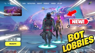 How To Get BOT LOBBIES In Fortnite Chapter 5 Season 3 WORKS [upl. by Baerl983]