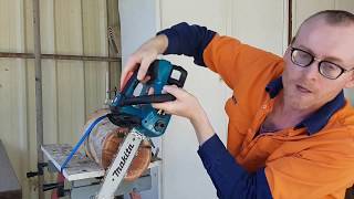 Battery Chainsaw Makita DUC254Z Full Review [upl. by Charo]